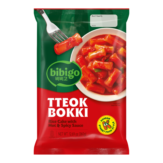 CJ BIBIGO Tokpokki Pouch Hot & Spicy 360g (Case 12)