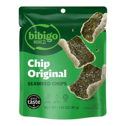 CJ BIBIGO Snack Gim Fried Original 40g (Case 8)