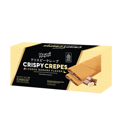 Mayasi Crispy Crepes Choco-Banana 85g (Case 24)