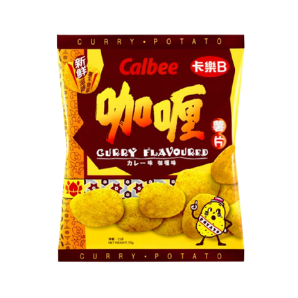 CALBEE Potato Crisps - Curry 55g - Longdan Official