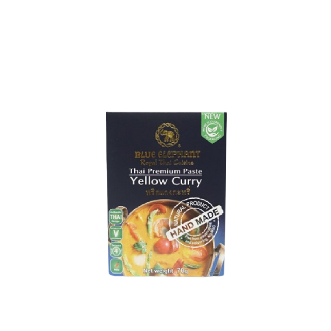 BLUE ELEPHANT Thai Premium Paste Yellow Curry 70g - Longdan Official