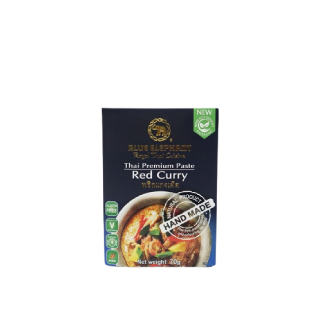BLUE ELEPHANT Thai Premium Paste Red Curry 70g - Longdan Official
