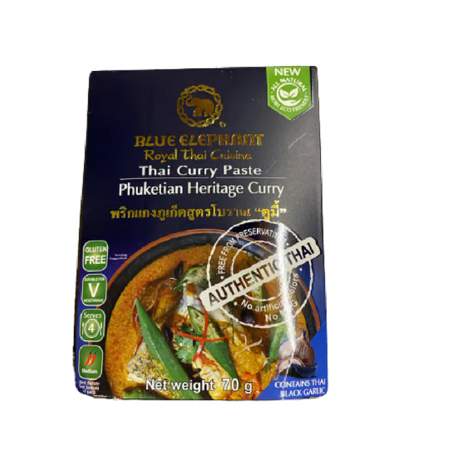 BLUE ELEPHANT Thai Premium Paste Phuketian Heritage Curry 70g - Longdan Official