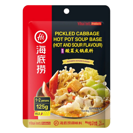 HAIDILAO Hotpot Seasoning - Hot and Sour 125g (Case 40)