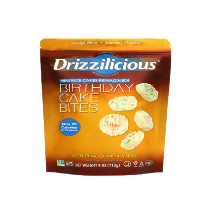 DRIZZILICIOUS Birthday Cake  113g (Case 12)