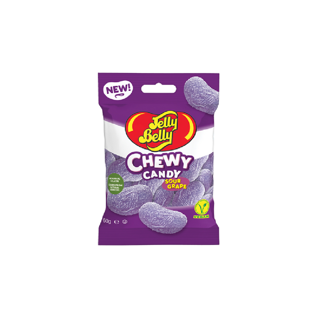 JELLY BELLY Sour Grape Chewy Candy 60g - Longdan Official