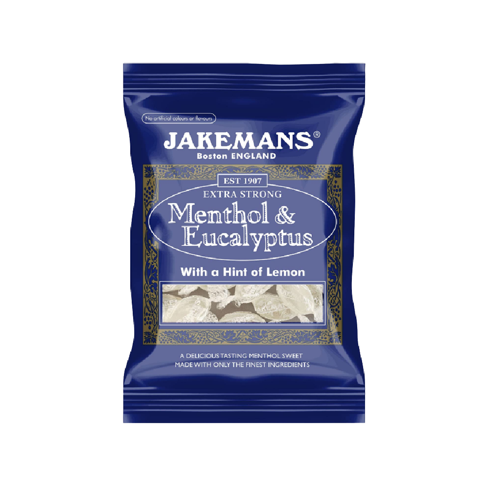 JAKEMANS Menthol & Eucalyptus Lozenges 73g - Longdan Official