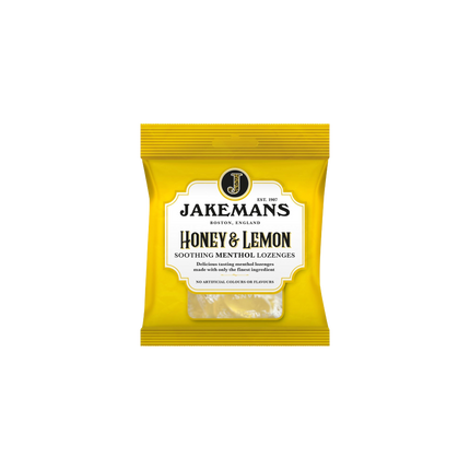 JAKEMANS Honey & Lemon Lozenges 73g - Longdan Official