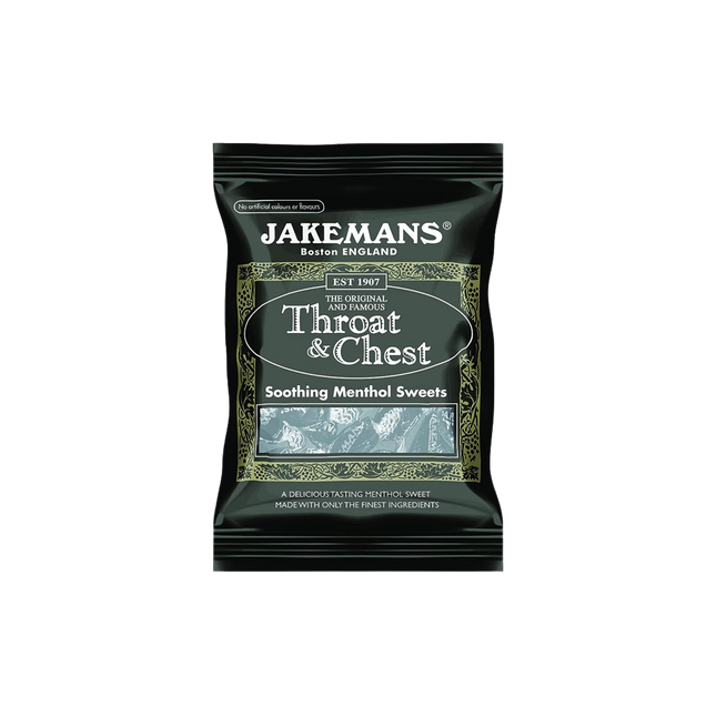 JAKEMANS Throat & Chest Sweets - Stick Pack 41g - Longdan Official