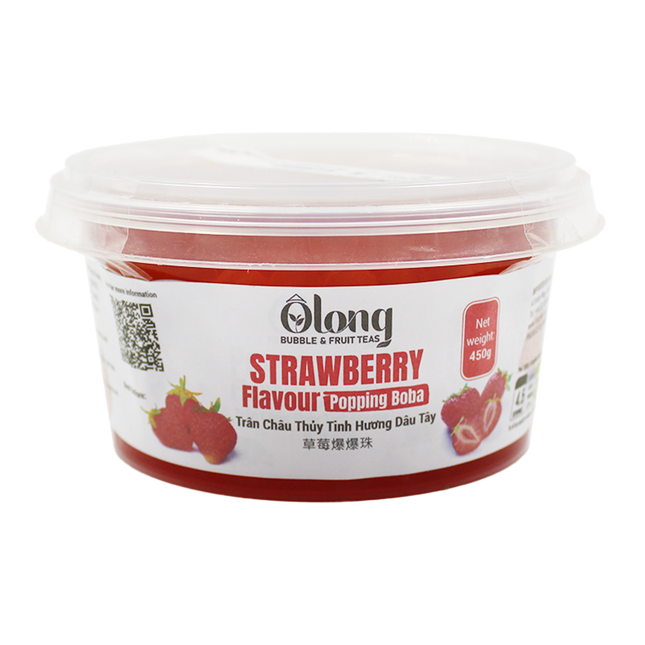 OL Strawberry Popping Boba 450g (Case 24)