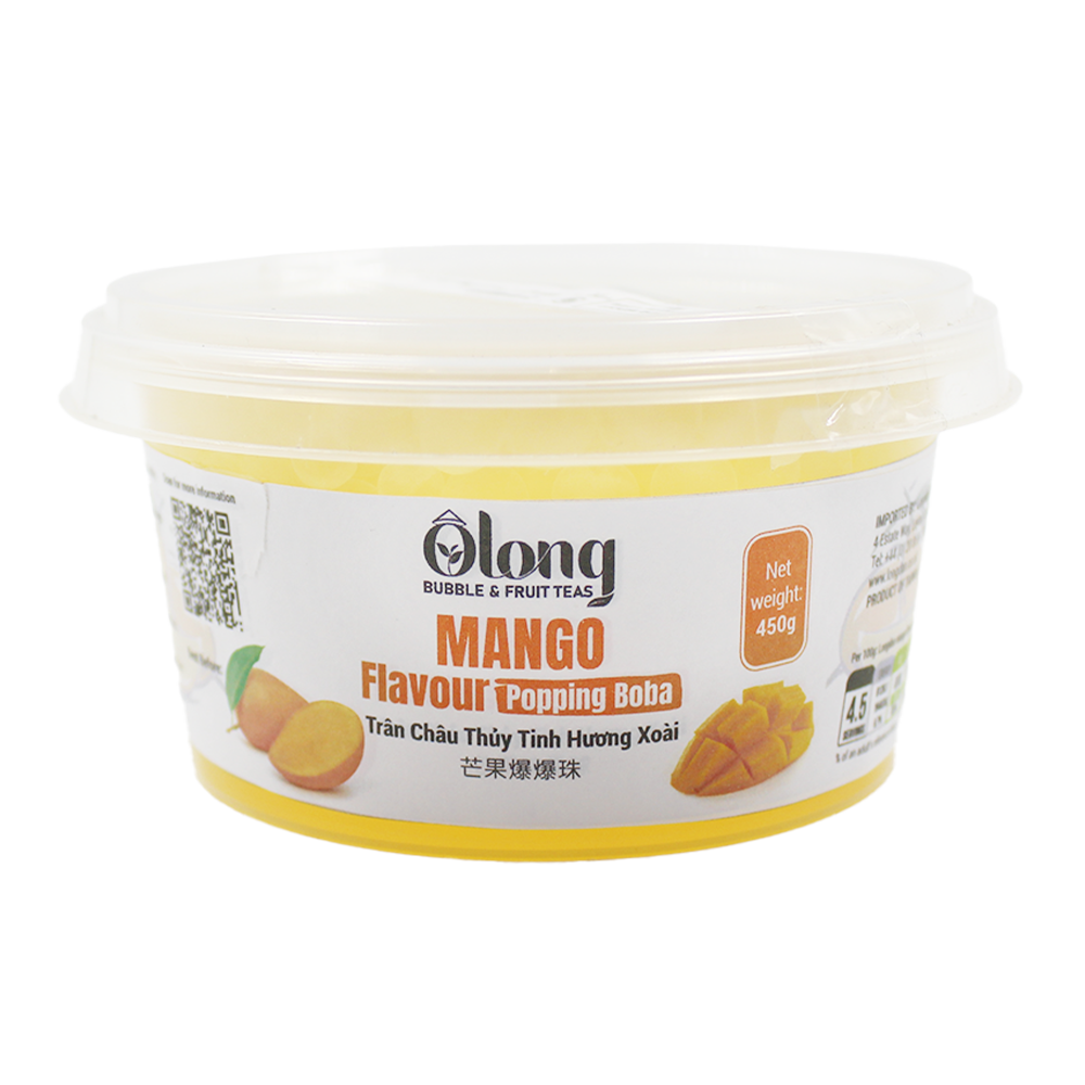 OL Mango Popping Boba 450g (Case 24)