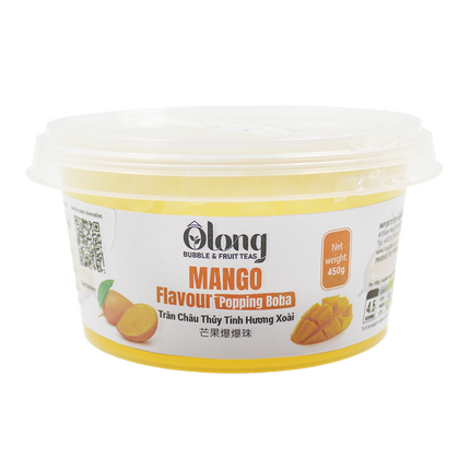OL Mango Popping Boba 450g (Case 24)