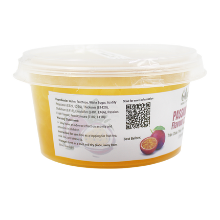 OL Passion Fruit Popping Boba 450g (Case 24)