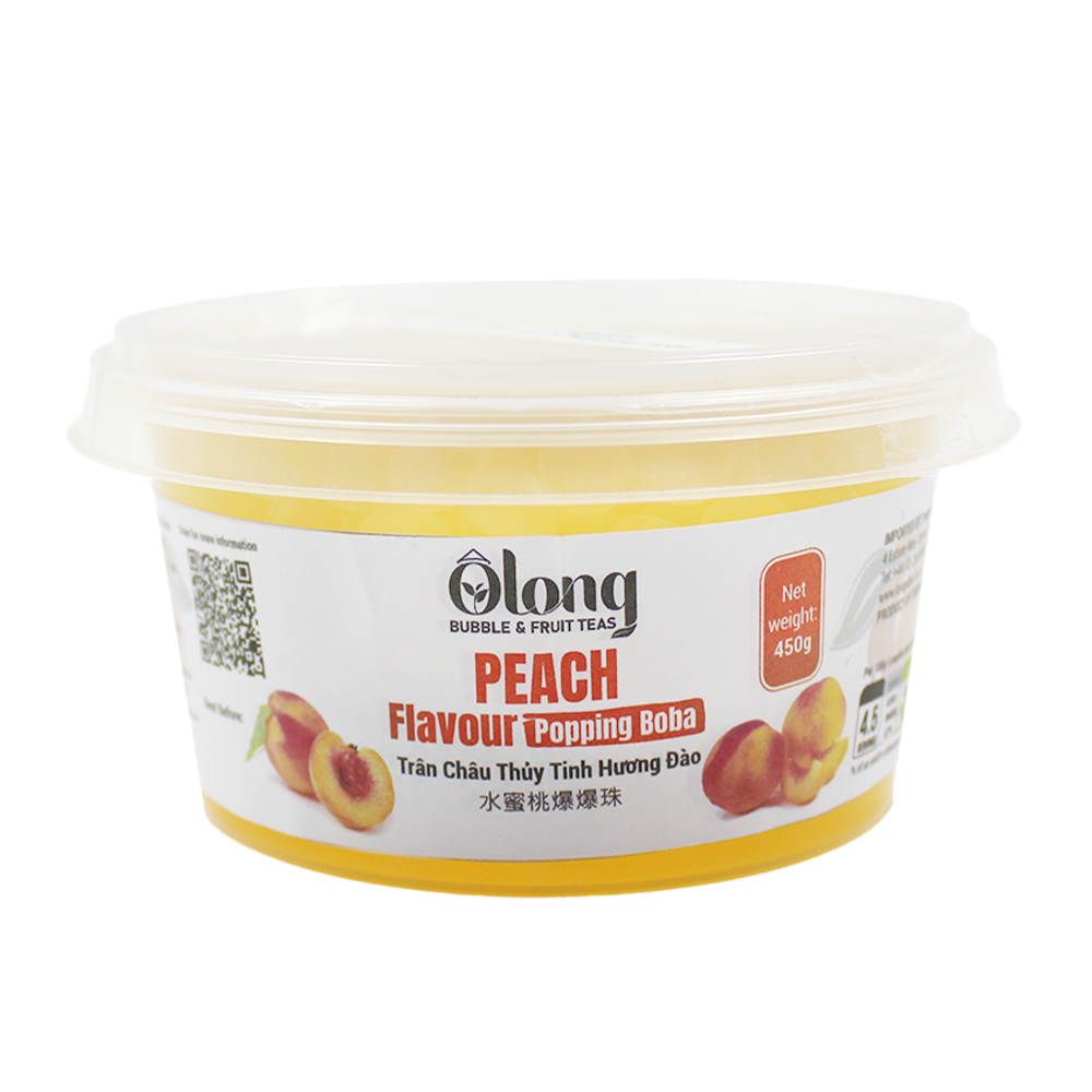 OL Peach Popping Boba 450g (Case 24)