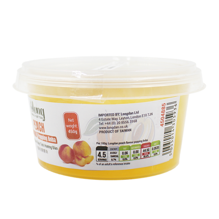 OL Peach Popping Boba 450g (Case 24)