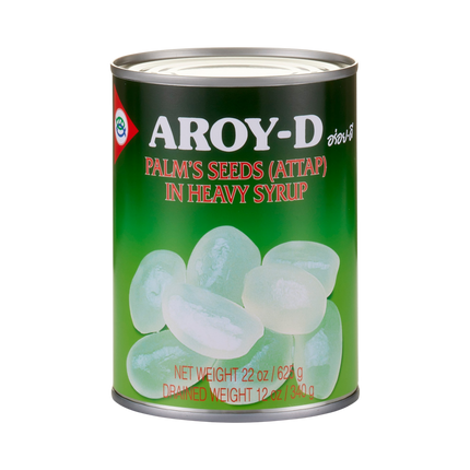 AROY-D Palm's Seeds (Attap) In Heavy Syrup 625g (Case 24)