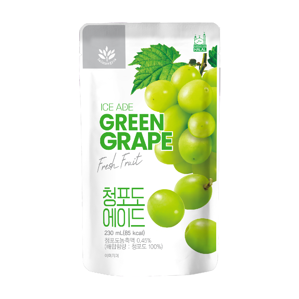 BALANCE GROW Green Grape Ade 230ml (Case 50)