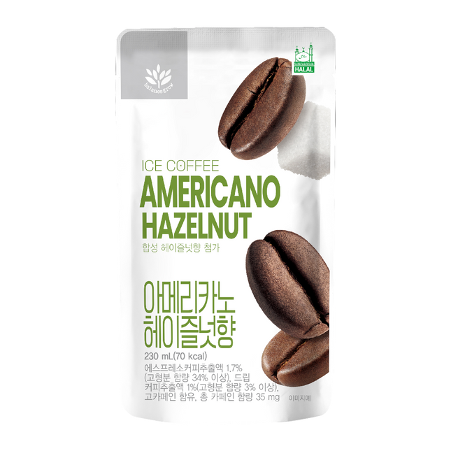 BALANCE GROW Hazelnut Americano 230ml (Case 50)