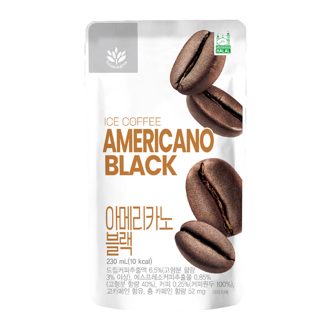 BALANCE GROW Americano Black 230ml (Case 50)