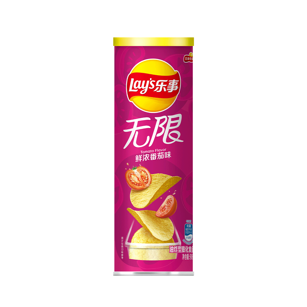 LAY'S Potato Chips Tomato 90g (Case 24)