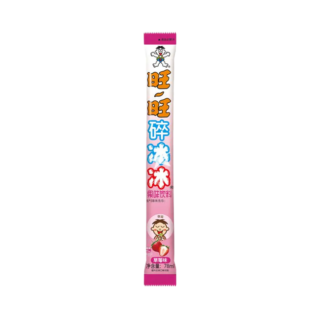 WANT WANT Ice Pop Strawberry Flavour 78ml (Case 80)
