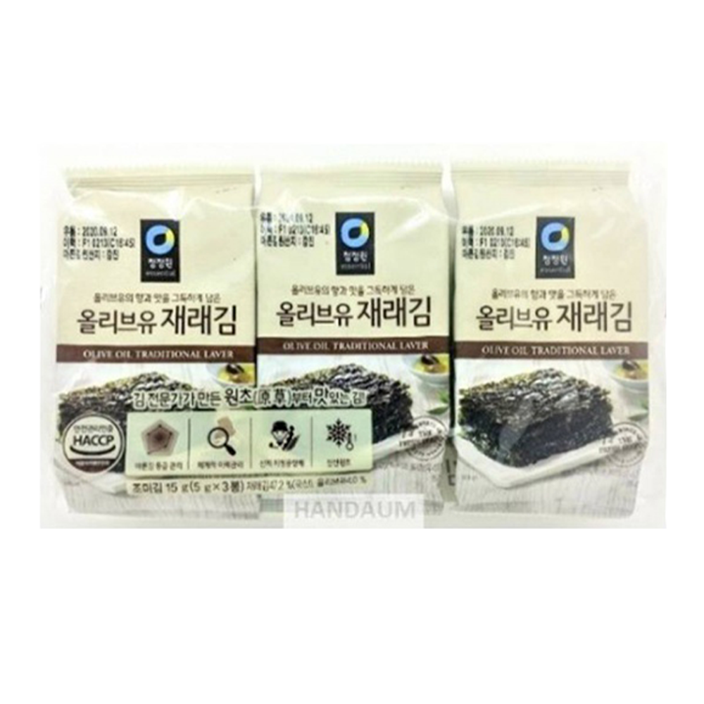 DS CJO Seasoned Seaweed Snacks (3pcs) 13.5g (Case 15)