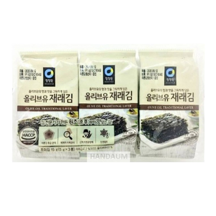 DS CJO Seasoned Seaweed Snacks (3pcs) 13.5g (Case 15)