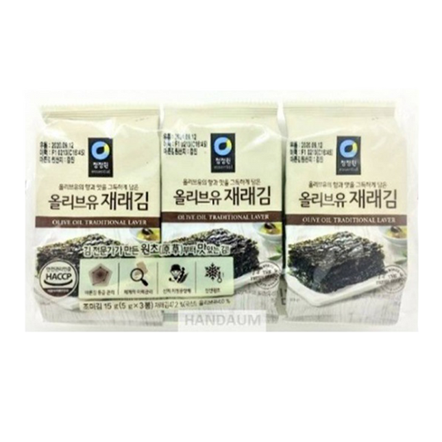 DS CJO Seasoned Seaweed Snacks (3pcs) 13.5g (Case 15)