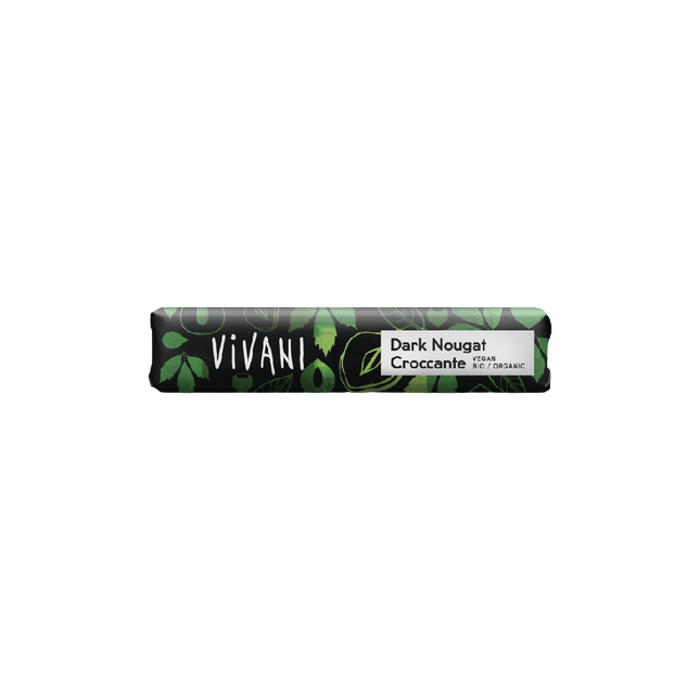 VIVANI Organic Chocolate Bar Dark Nougat Croccante Chocolate Bar 35g - Longdan Official