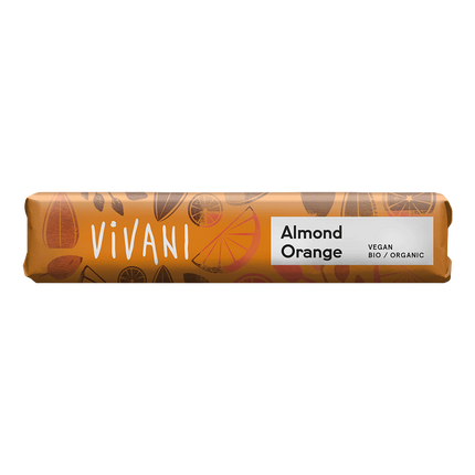 VIVANI Organic Chocolate Bar Almond Orange 35g - Longdan Official