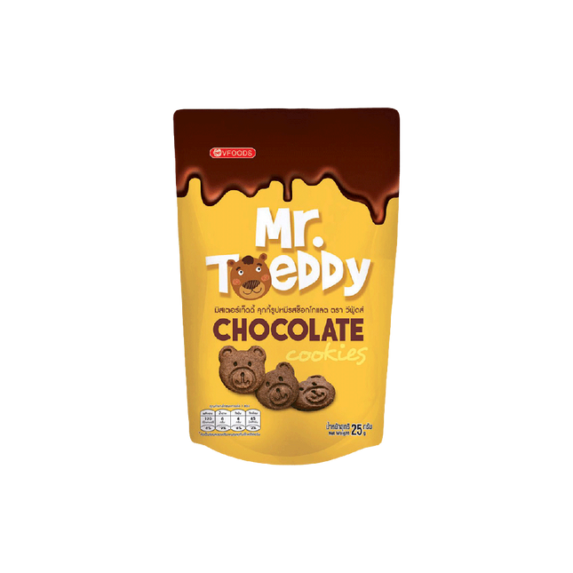 MR.TEDDY Cookies - Chocolate 25g (Case 144)
