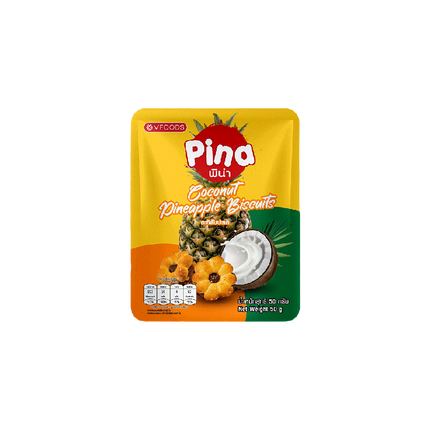 PINA Coconut Pineapple Biscuits with Pineapple Jam 50g (Case 24)