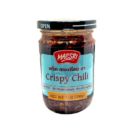 MAE SRI Crispy Chilli (with Garlic & Sesame) 200g - Longdan Official