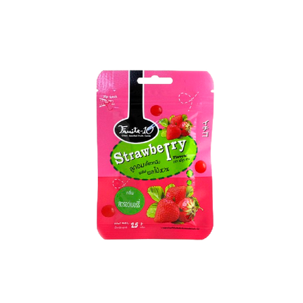FRUITEN 10% Fruit Candy Strawberry Flavor 25g (Case 192)