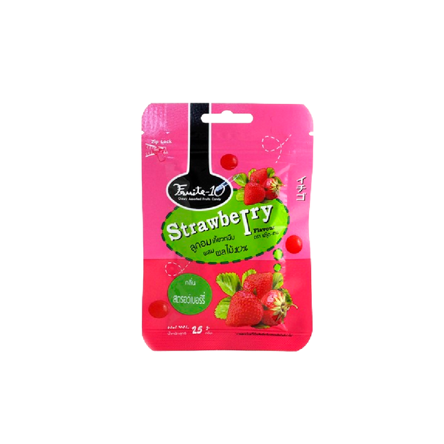 FRUITEN 10% Fruit Candy Strawberry Flavor 25g (Case 192)
