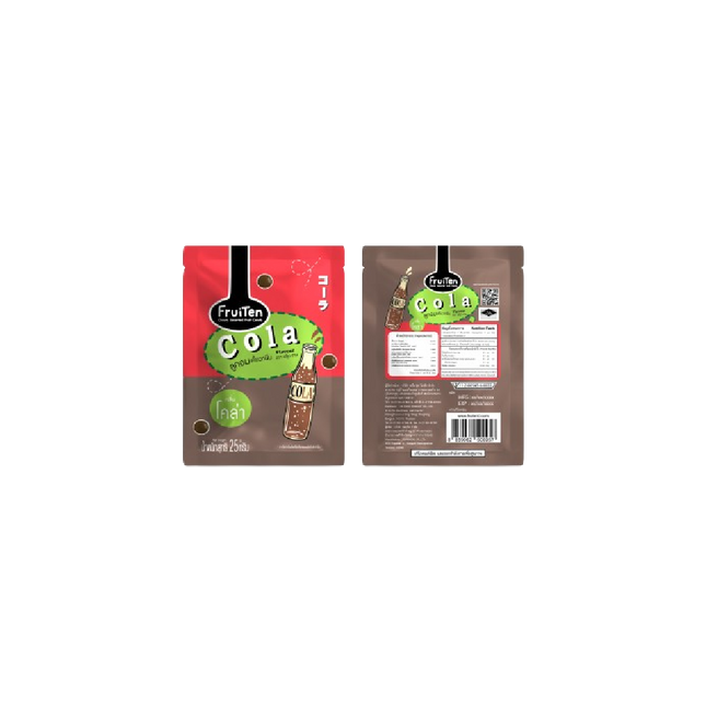 FRUITEN 10% Fruit Candy Cola Flavor 25g (Case 192)