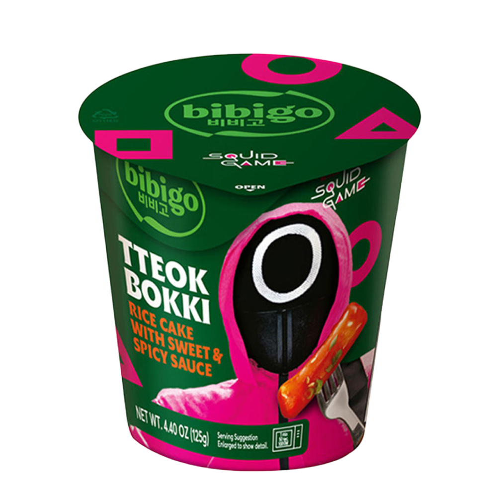 CJ BIBIGO Tokpokki Cup Sweet & Spicy 125g (Case 24)