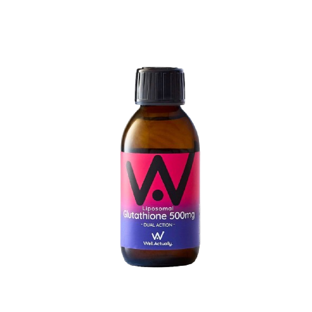 WELL ACTUALLY Liposomal Reduced L-Glutathione 500mg Dual Action 150ML - Longdan Official