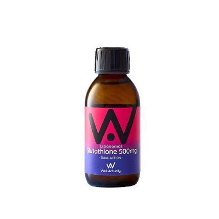 WELL ACTUALLY Liposomal Reduced L-Glutathione 500mg Dual Action 150ML - Longdan Official