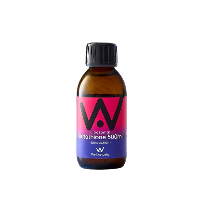 WELL ACTUALLY Liposomal Reduced L-Glutathione 500mg Dual Action 150ML - Longdan Official