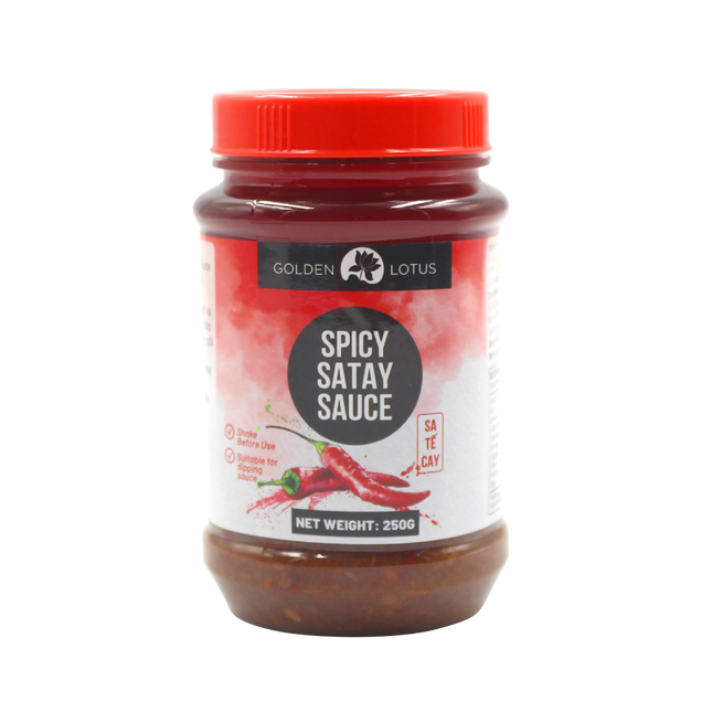 Golden Lotus Spicy Satay Sauce 250g (Case 24)