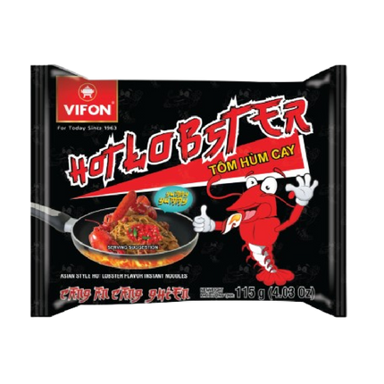 Vifon Asian Style Hot Lobster Flavour Instant Noodles 115g (Case 40)