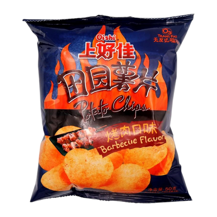 OISHI Potato Chips Barbecue Flavor 50g (Case 20)