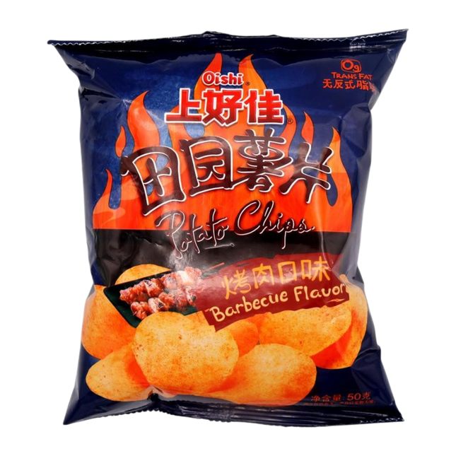 OISHI Potato Chips Barbecue Flavor 50g (Case 20)