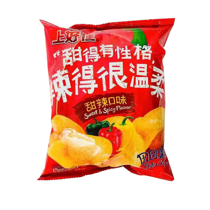 OISHI Potato Chips Sweet And Spicy 50g (Case 20)