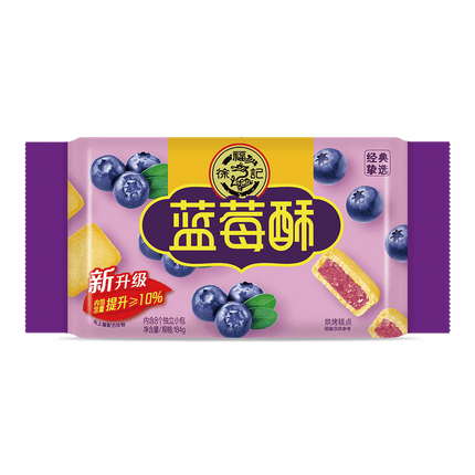 HSU FU CHI Blueberry Cake 184g (Case 20)