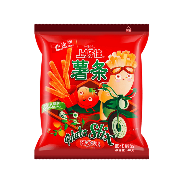OISHI Potato Stix Tomato Flavor 40g (Case 20)