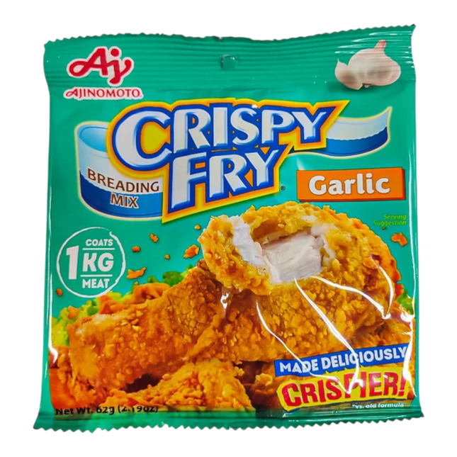 AJINOMOTO CRISPY FRY Breading Mix - Garlic 62g (Case 182)