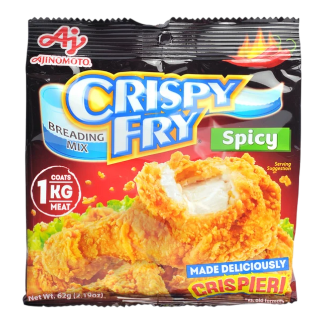 AJINOMOTO CRISPY FRY Breading Mix - Spicy 62g (Case 182)