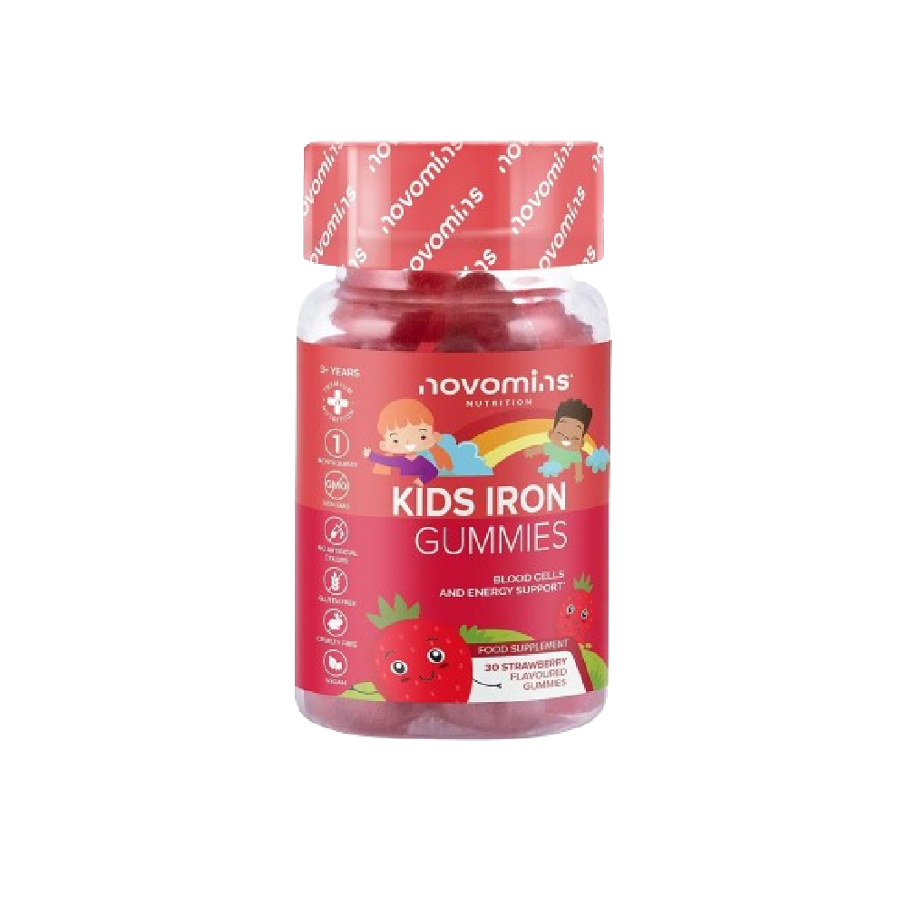 NOVOMINS Kids Iron 30 Gummies (Case 120)